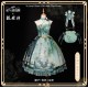 Mademoiselle Pearl Empresses In The Palace Collaboration Character Themed JSK One Piece and Sets(Reservation/Full Payment Without Shipping)